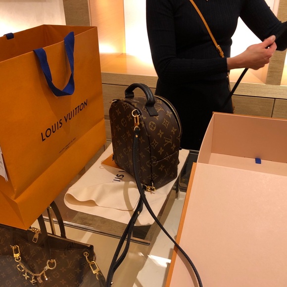 ✨SOLD✨ LIMITED EDITION Louis Vuitton Palm Springs Mini 🖤 - Picture 4 of 4